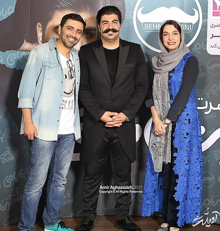 الیکا عبدالرزاقی و امین زندگانی در کنسرت بهنام بانی الیکا عبدالرزاقی و همسرش